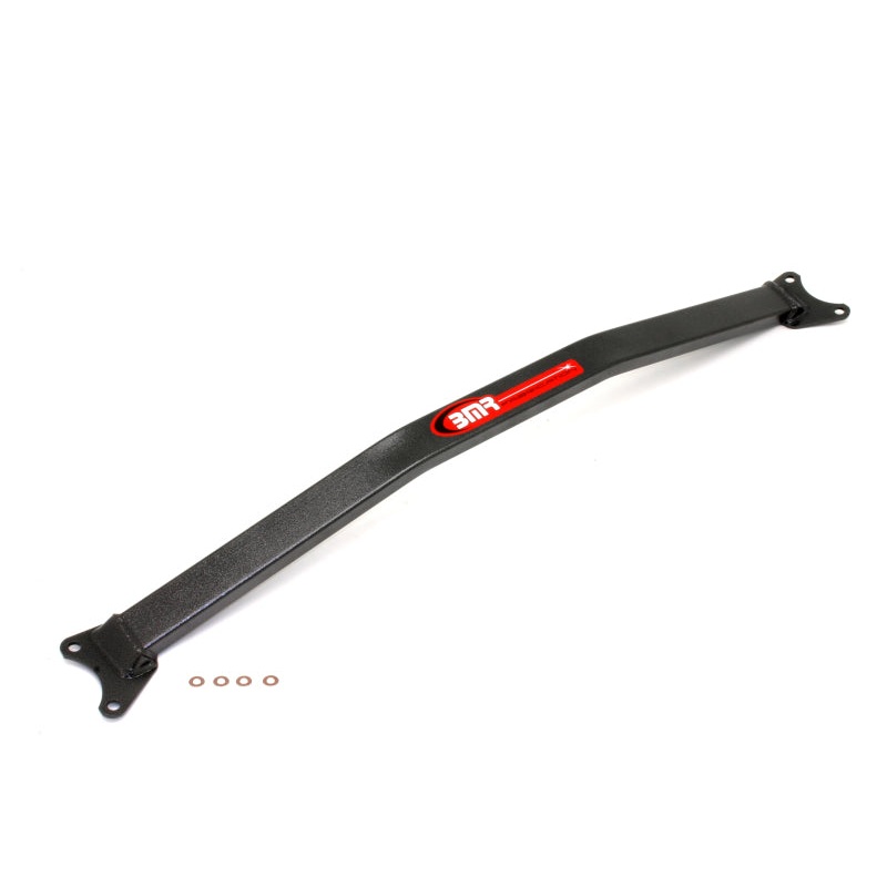 BMR 05-14 S197 Mustang V8 w/ Plenum Cover Strut Tower Brace – Black Hammertone