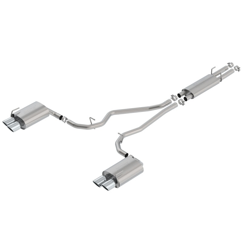 Borla 2020 Ford Explorer ST 3.0L V6 2.25in S-type Exhaust – Chrome Tips