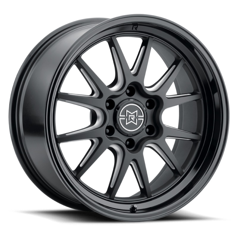 Method Raised MR802 20×10 / 5×5 BP / -18mm Offset / 71.5mm Bore – Double Black Milled Wheel