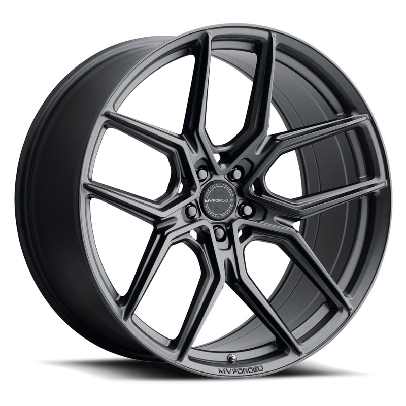 MV Forged MVF5 20″ 5×112 Satin Black