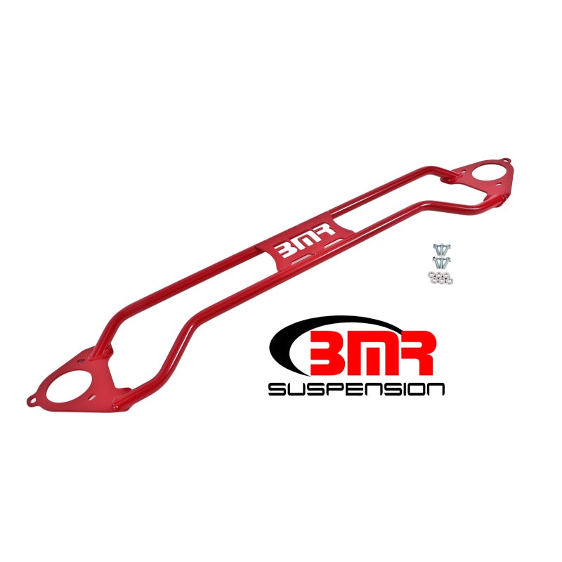 BMR 16-17 6th Gen Camaro Front Twin Tube Design Strut Tower Brace – Red