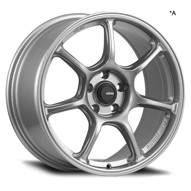 Konig Ultragram 18×9.5 5×114.3 ET35 Titanium Metallic Knurled Bead