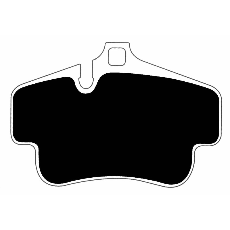 Porterfield Brake Pads for 2006 PORSCHE 911 Carrera 2 Turbo Look Type 997 w/Ceramic Discs