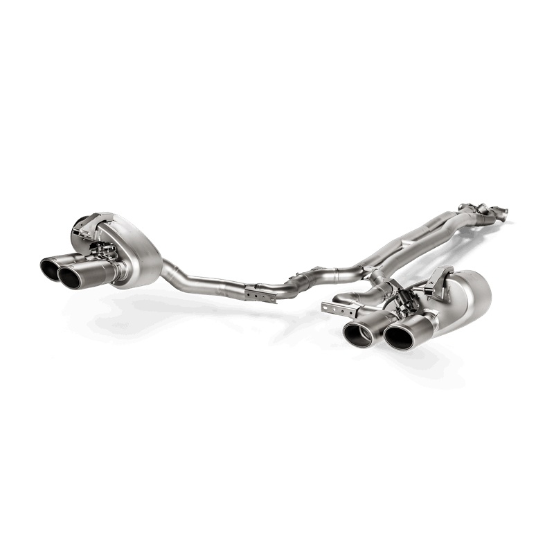 Akrapovic Evolution Titanium Cat-Back Exhaust – 17-18 Porsche Panamera Turbo