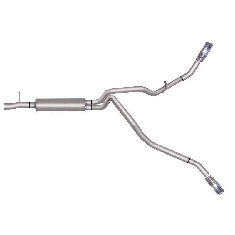 Gibson 11-16 Ford F-250 Super Duty King Ranch 6.2L 2.5in Cat-Back Dual Extreme Exhaust – Aluminized
