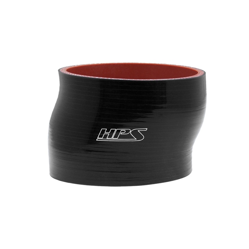 HPS 3″ 4-ply Reinforced Silicone Offset Straight Coupler | Universal  (HTSOC-300-BLK)