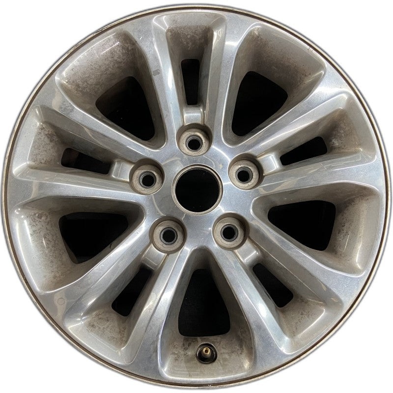 17″ DODGE 1500 PICKUP 13-18 17×7 aluminum 10 spoke chrome clad opt WFJ Original OEM Wheel Rim