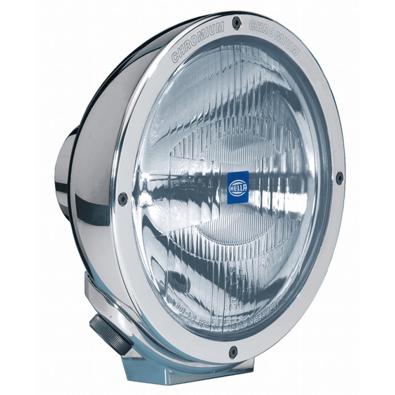 Hella Rallye 4000 Series Chrome Euro Beam 12V Halogen Lamp with Position Lamp