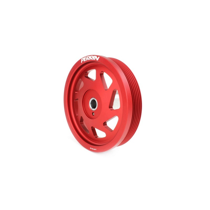 PERRIN 19-21 Subaru WRX / 16-18 Forester / 15-19 Legacy Lightweight Crank Pulley – Red