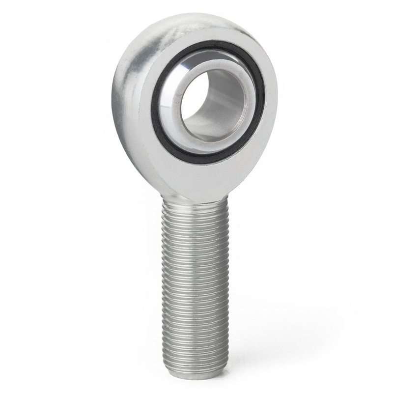 QA1 NML4 N Series Nylon Race Carbon Rod End 1/4in. Bore 1/4in.-28 LH Male Thread