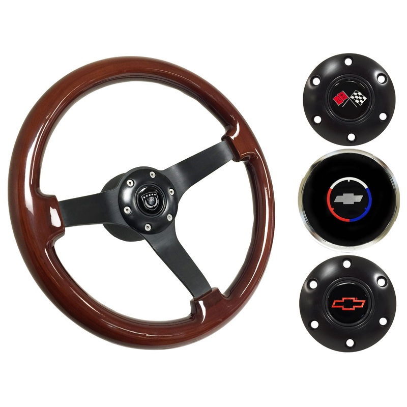 1984-89 Corvette Steering Wheel Kit | Mahogany Wood |  ST3127