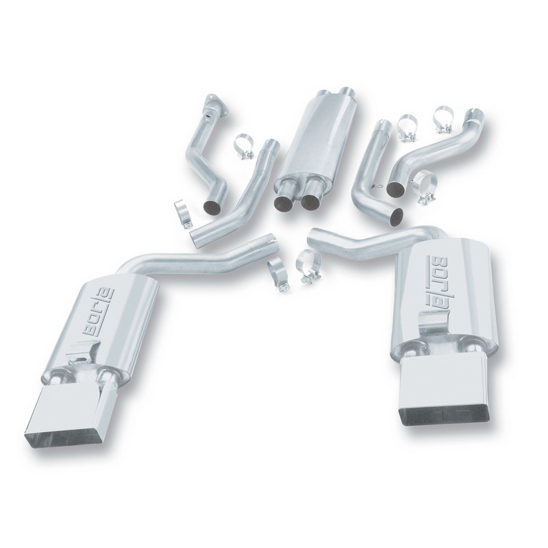 Borla Cat-Back Exhaust System – S-Type | 1992-1996 Chevrolet Corvette 5.7L (14385)