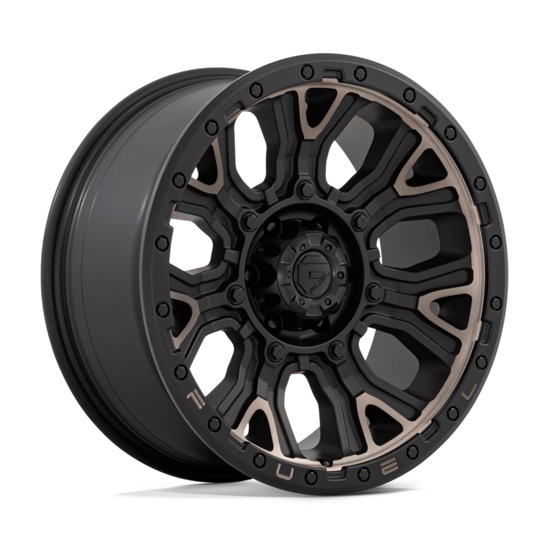 Fuel Wheels D824 Traction 20″ 6×135 Matte Black With Double Dark Tint