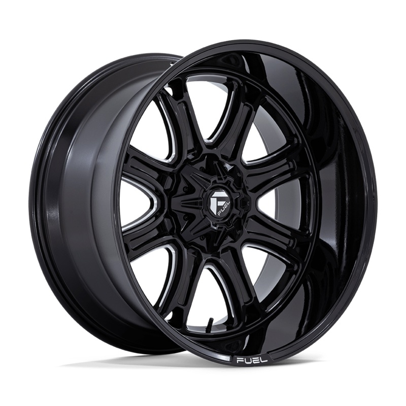 Fuel Wheels Darkstar 24″ 8×170 Gloss Black Milled