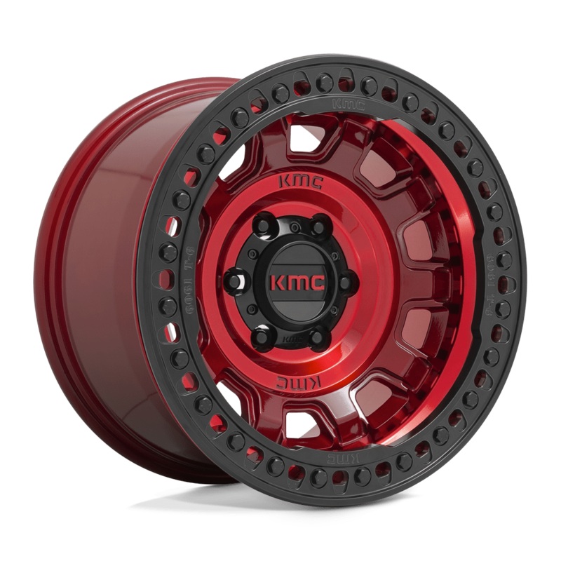 KMC Wheels KM236 Tank Beadlock 17″ 8×170 Candy Red