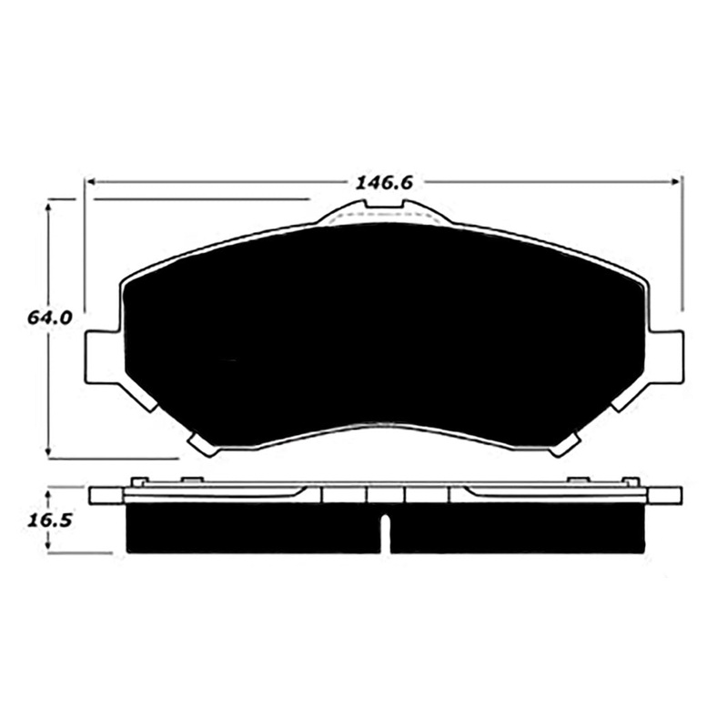 Porterfield Brake Pads for 2009 DODGE JOURNEY
