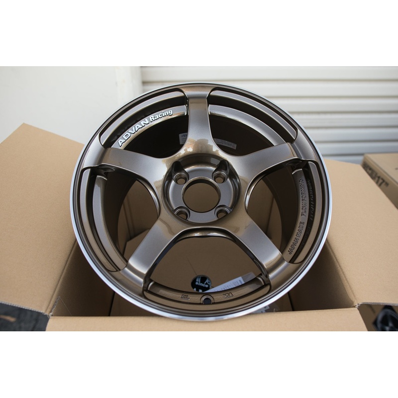 Advan TC4 15×8 +35 4×100 Umber Bronze Metallic (SET)