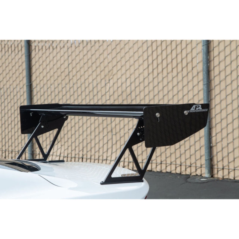 APR Performance Carbon Fiber GT-250 67 inch Adjustable Wing with Spoiler Center Cover – Ford Mustang S650 2024+