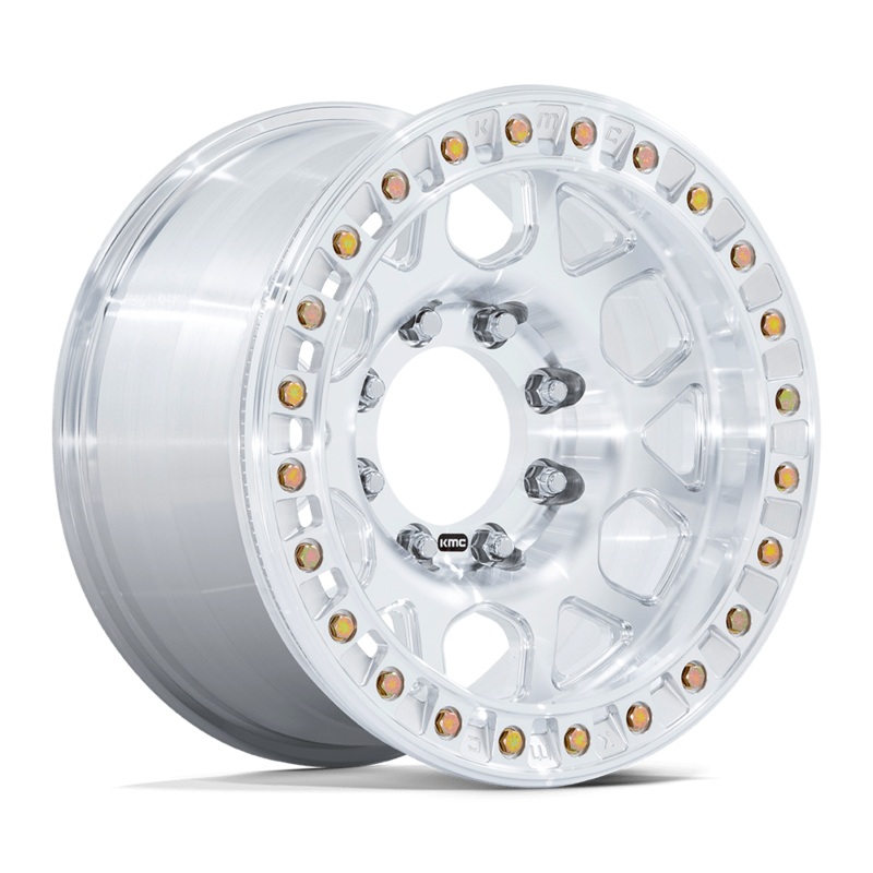 KMC Wheels KM450 Mesa Forged Slotted Beadlock 17″ 8×170 Raw Machined