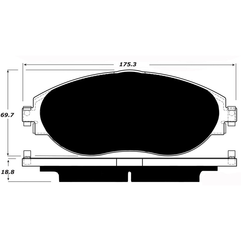 Porterfield Brake Pads for 2017 AUDI S3