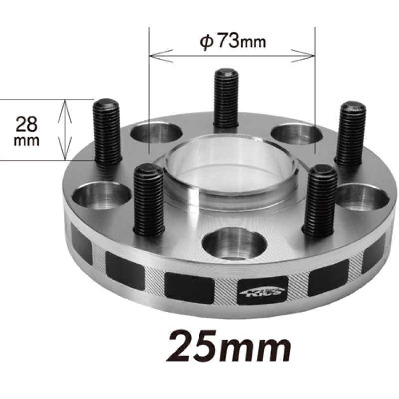 Project Kics 25mm Thick 12×1.50 67mm Hub 5-114.3 Wide Tread Spacers | W5125W167