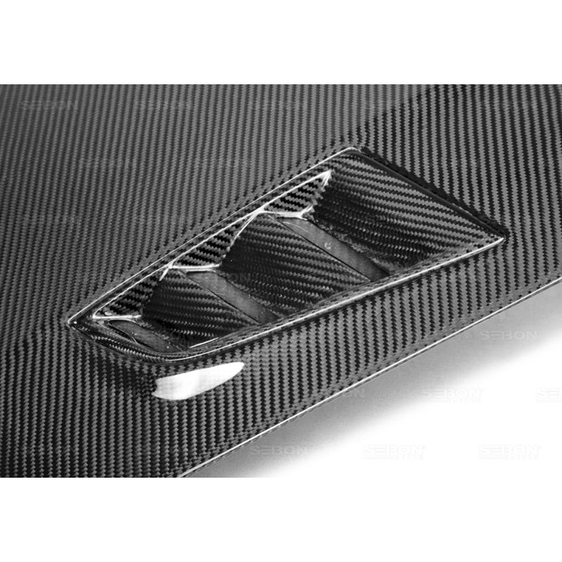 Seibon 06-07 Honda Civic 4 Door MGII-Style Carbon Fiber Hood