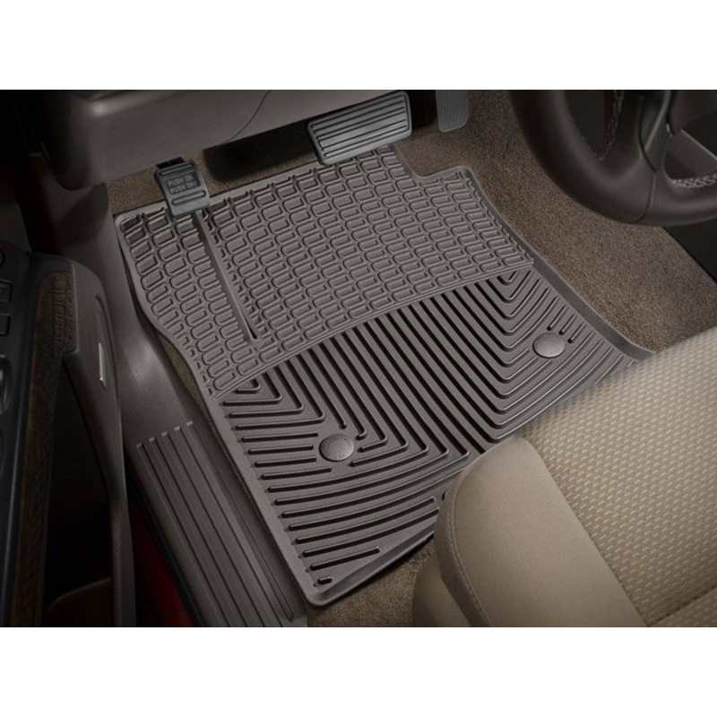 WeatherTech 22-23 Tundra Double Cab | Incl. 2022 Tundra Hybrid Front Rubber Mats – Cocoa | W611CO