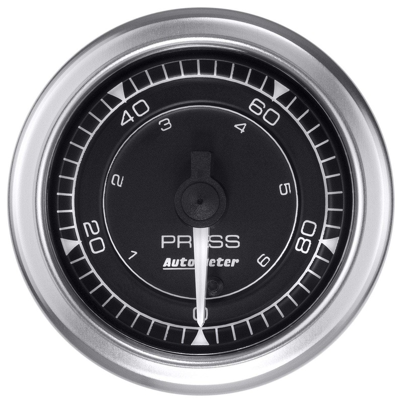 Auto Meter Chrono 2-1/16″ 0-100 PSI Pressure Gauge (8153)