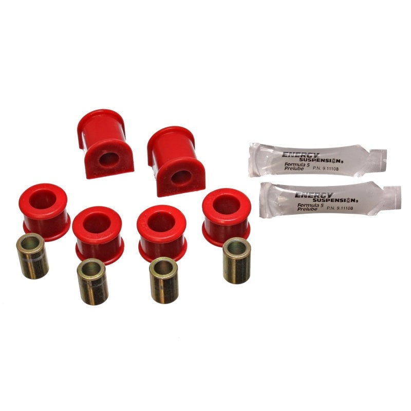 Energy Suspension 86-91 Mazda RX7 Red 14mm Rear Sway Bar Bushings