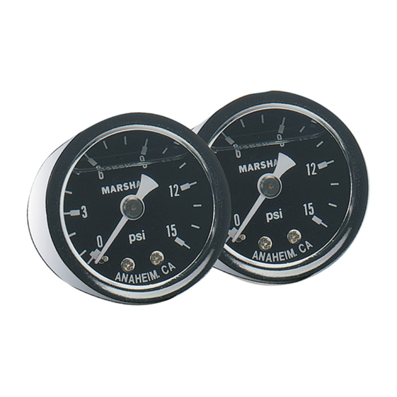 Fragola Fuel Pressure Gauge 0-30 PSI Dry