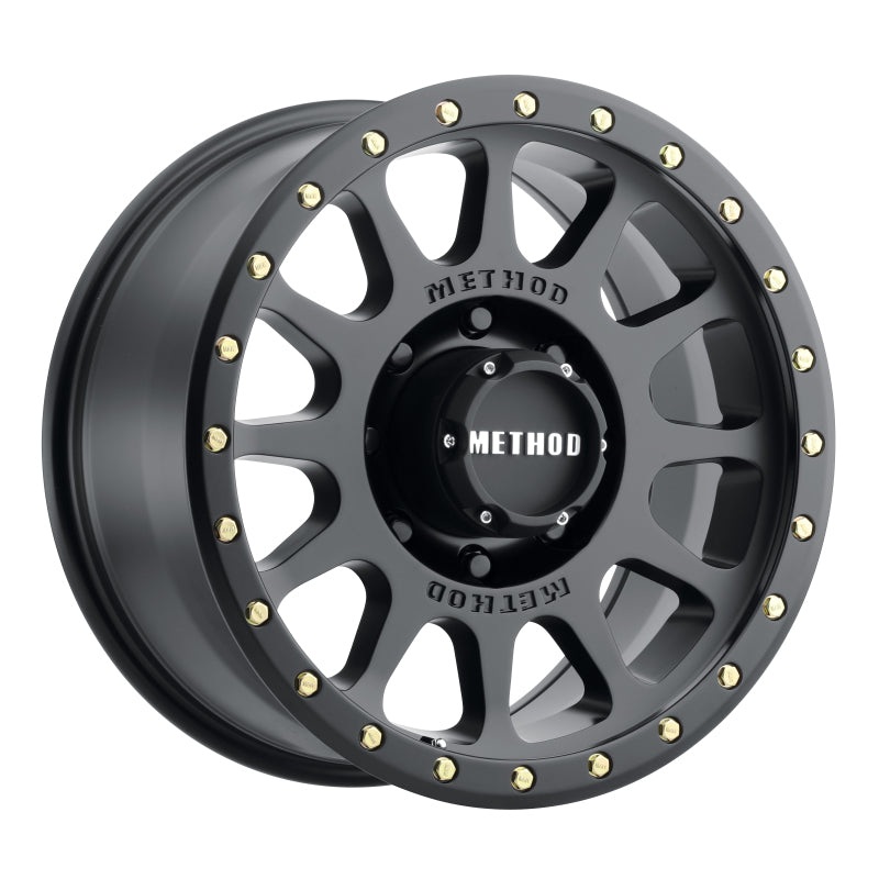 Method MR305 NV 18×9 -12mm Offset 8×6.5 130.81mm CB Matte Black Wheel