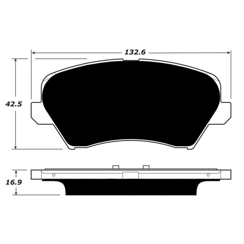 Porterfield Brake Pads for 2014 HYUNDAI ELANTRA Sedan