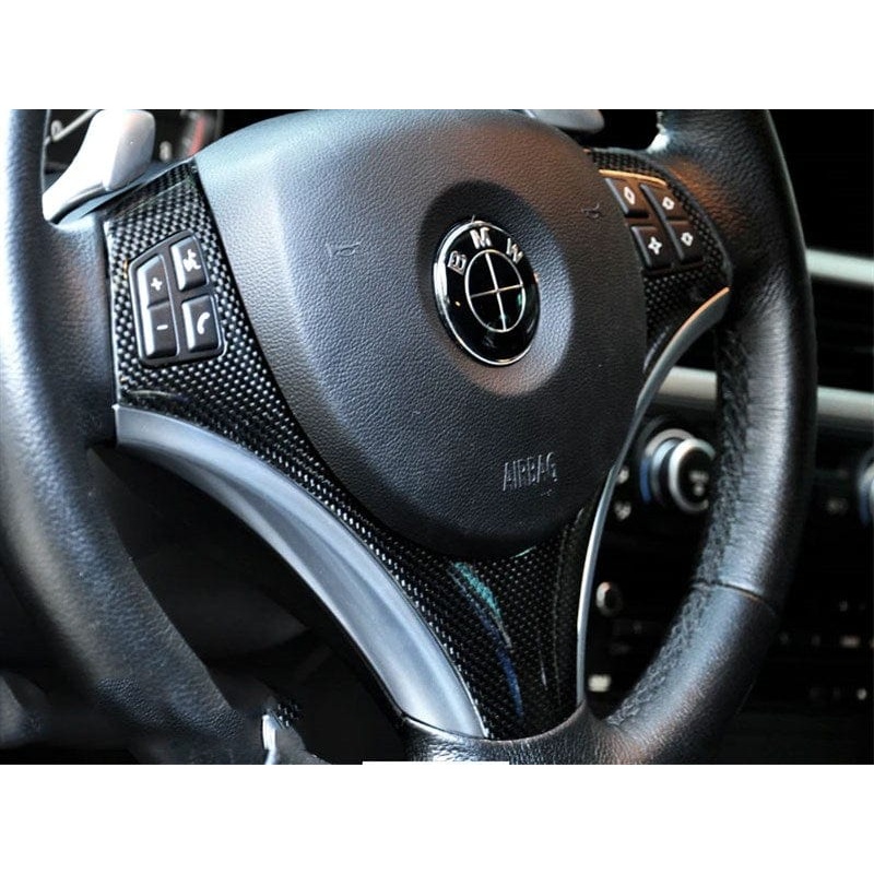 RW Carbon Carbon Fiber Steering Wheel Trim – BMW / E82 / E9X