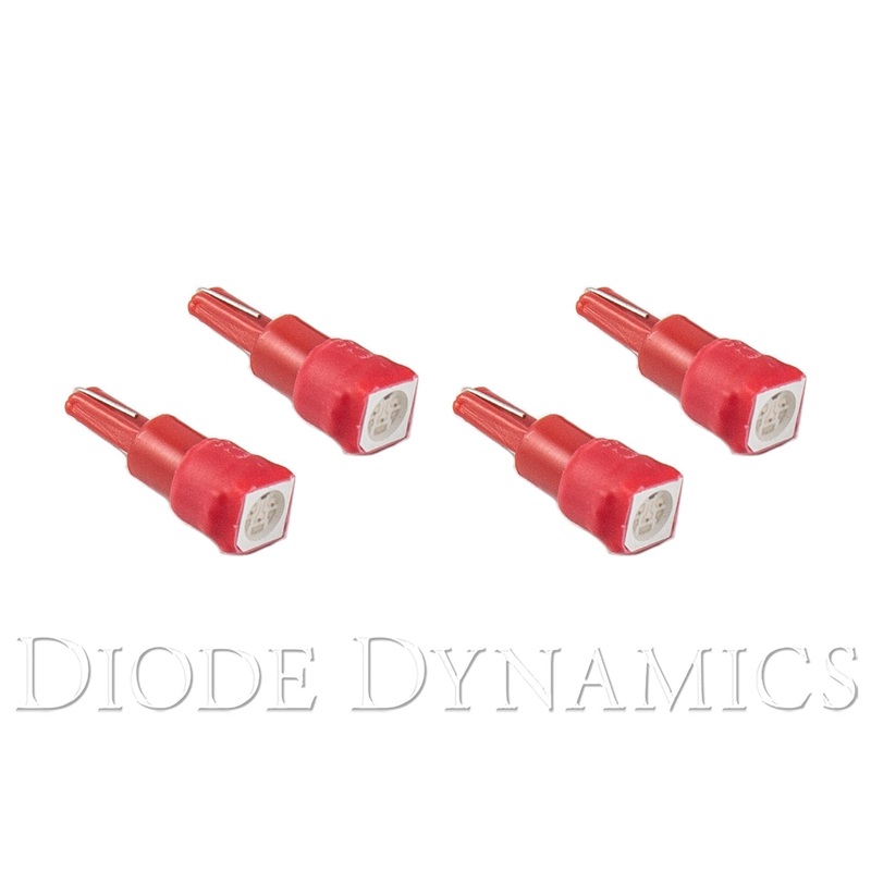 74 SMD1 LED Red Set of 4 Diode Dynamics