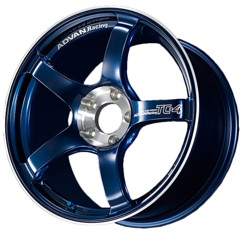 Advan TC-4 Special Edition Wheel – 18×9.5 +45 | 5×100 | Racing Indigo Blue & Diamond Cut