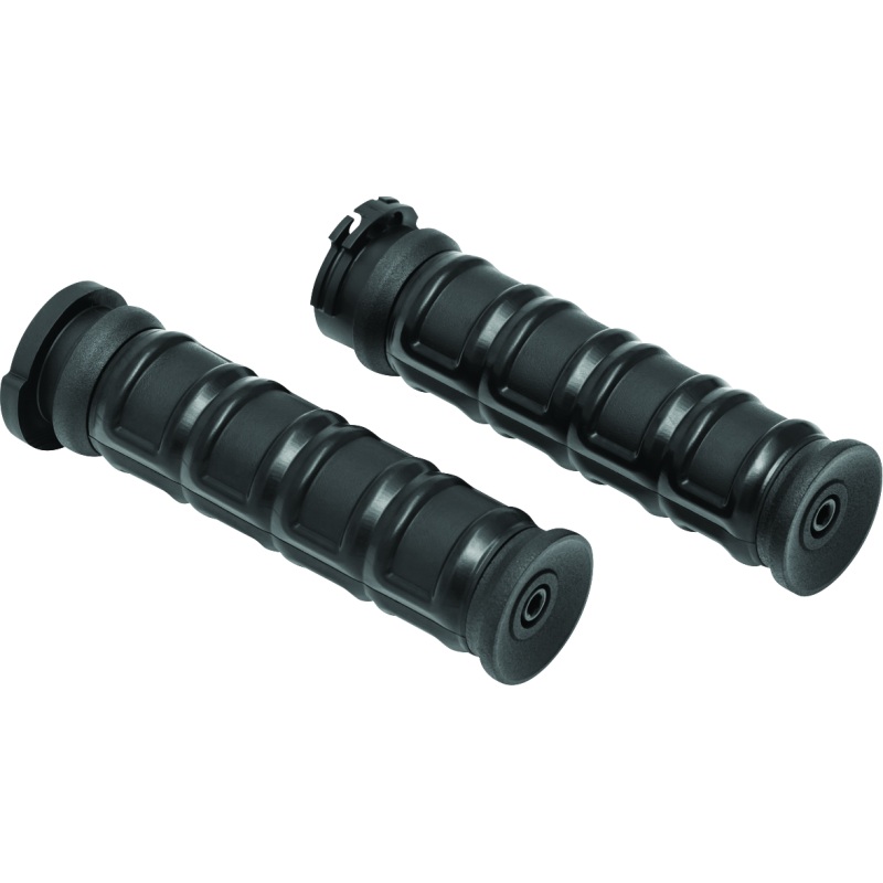 Kuryakyn Dillinger Grips Dual Cable Satin Black