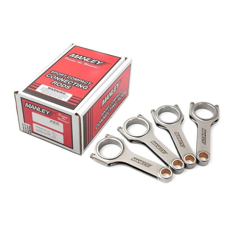 Manley Forged H Beam Connecting Rods Acura Honda Integra LS GS B18A B18B B20B B20Z Non VTEC
