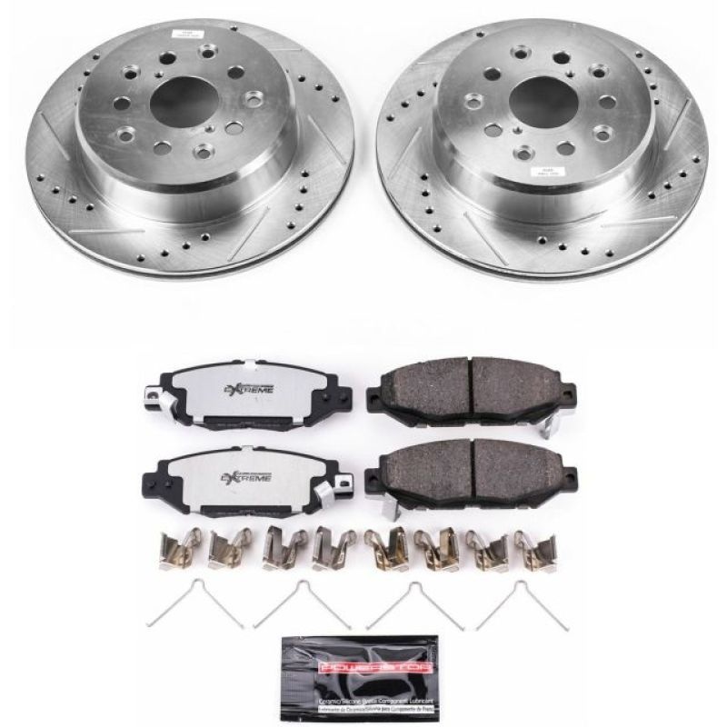 Power Stop Rear Z26 Street Warrior Brake Kit Lexus GS300 1993-1997 / Toyota Supra 1993-1998 | K1080-26