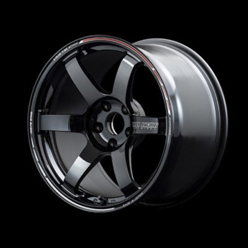 Volk Racing TE37 Saga S-Plus Time Attack Wheel – 18×8.5 +43 | 5×112 | Black / REDOT