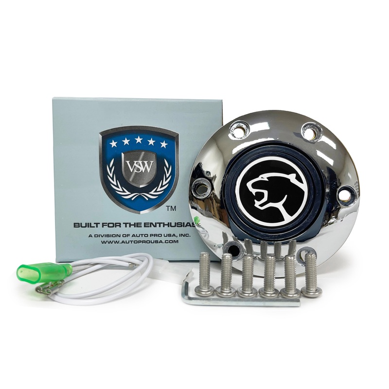 VSW S6 | Mercury Cougar Head Emblem | Chrome Horn Button | STE1077CHR
