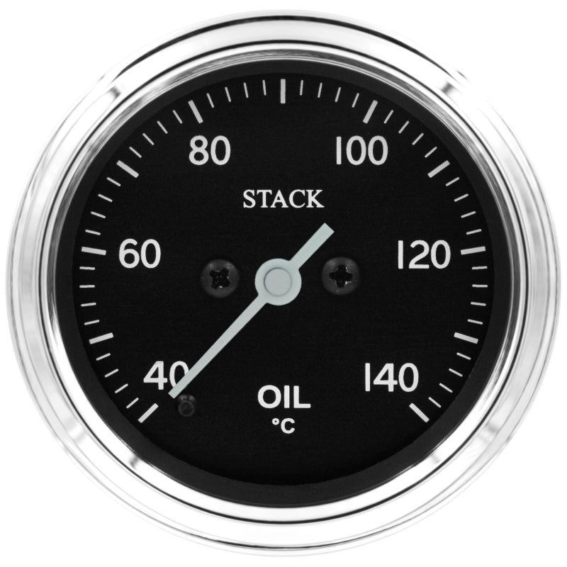 Autometer Stack 52mm 40-140 Deg C 1/8in NPTF Male Pro Stepper Motor Oil Temp Gauge – Classic