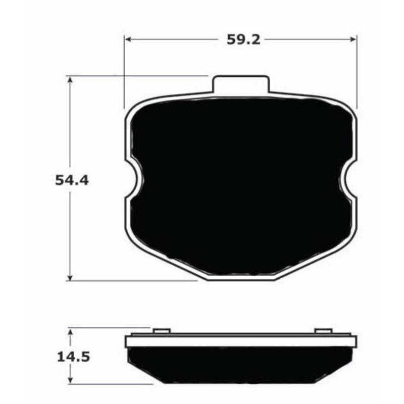Porterfield Brake Pads for 2013 CHEVROLET CORVETTE Z06
