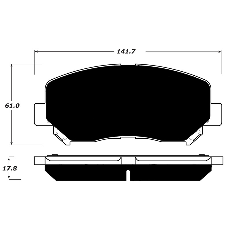 Porterfield Brake Pads for 2016 DODGE DART