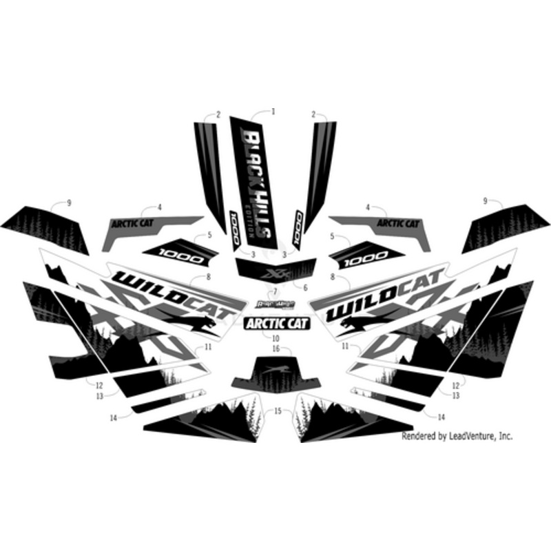 Vent Decal – Scoop – Upper – Right by Arctic Cat
