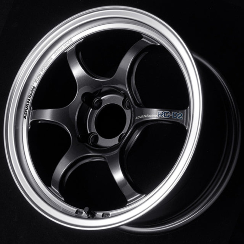 Advan RG-D2 Wheel – 16×7.0 +42 | 4×100 | Machining & Black Gunmetallic