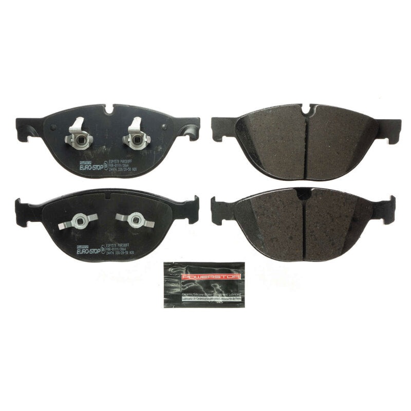 PowerStop Power Stop 12-15 Jaguar XKR-S Euro-Stop ECE-R90 Front Brake Pads