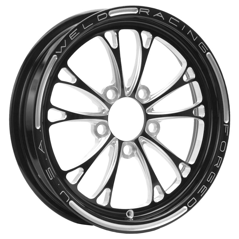Weld V-Series 1-Piece 15×3.5 / 5×4.5 BP / 2.25in. BS Black Wheel – Non-Beadlock