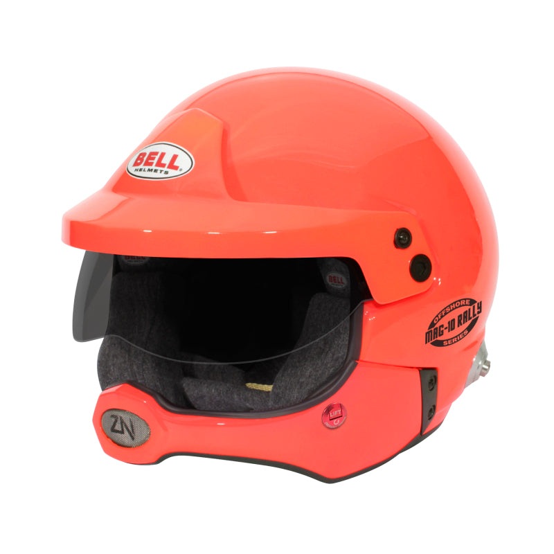Bell Mag-10 Rally Pro (HANS) 59 (7 3/8) FIA8859/SA2020 – Size 59 | Orange