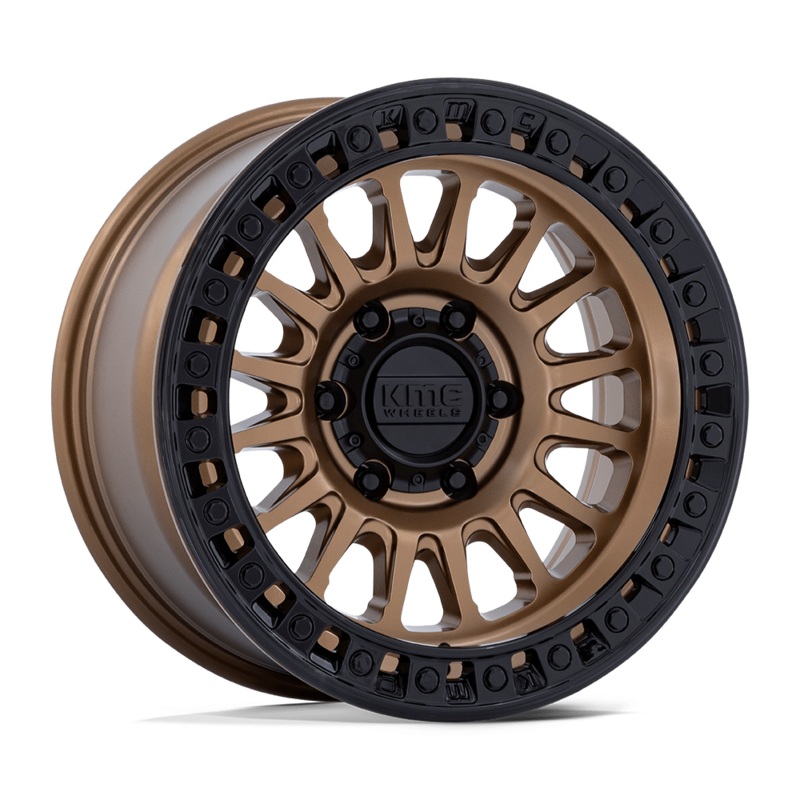 KMC Wheels KM552 IMS 18″ 8×180 Matte Bronze With Gloss Black Lip