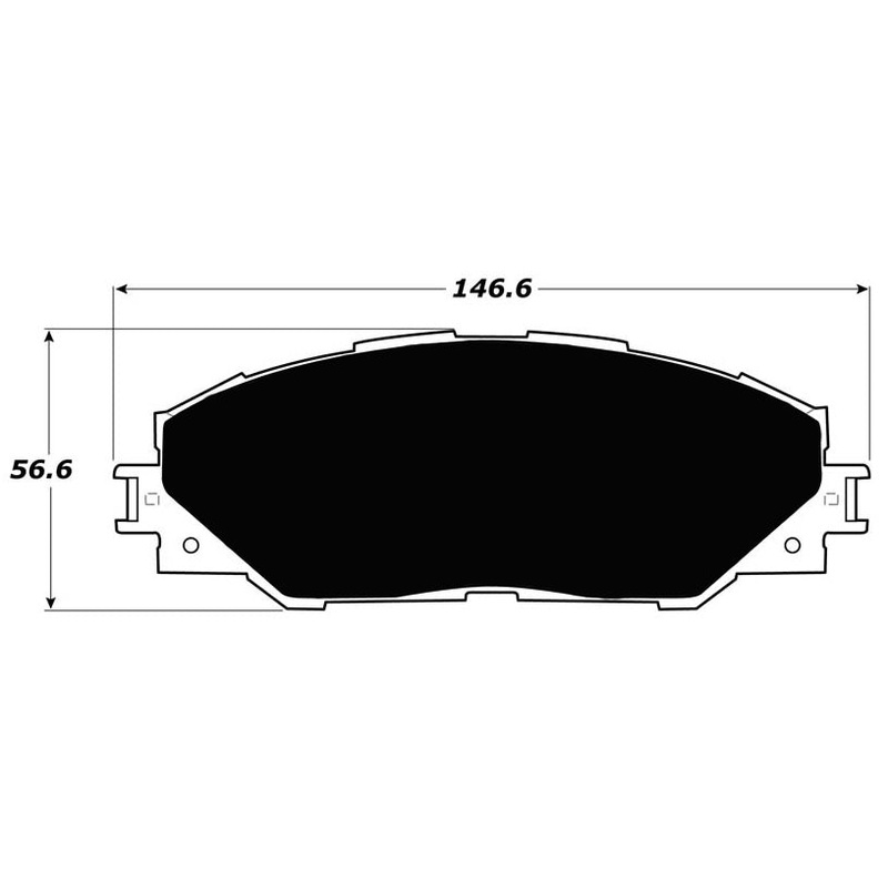 Porterfield Brake Pads for 2010 TOYOTA MATRIX AWD